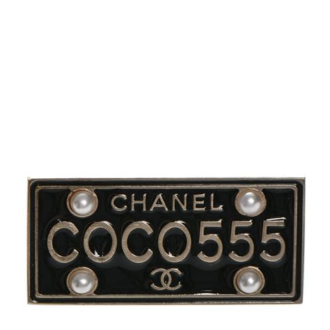 chanel license plate brooch|Chanel brooches online.